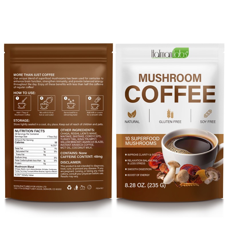 Reishi Mushroom Coffee Supplier - Instant Powder