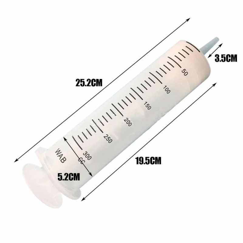 Plastic Syringe Factory - 300ml Reusable Transparent