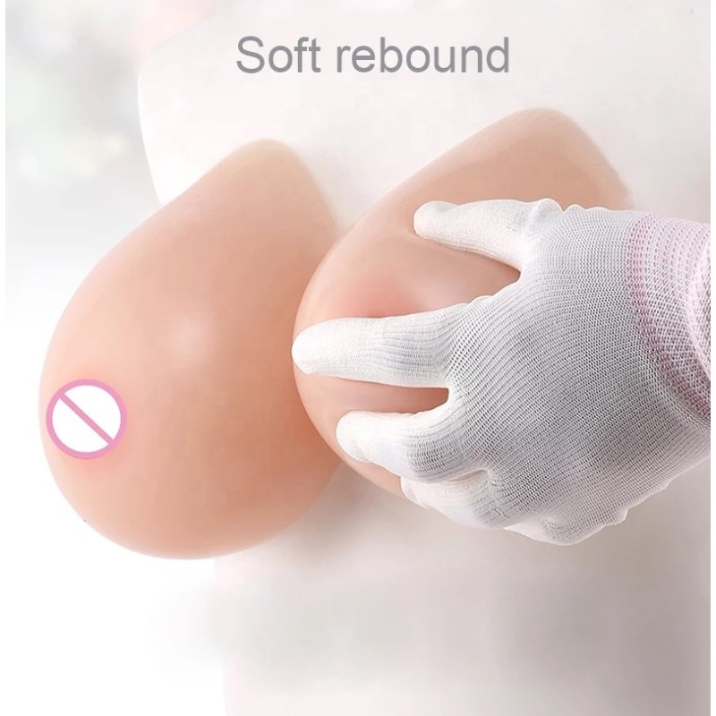 Shemale Breast Forms Supplier - Realistic Silicone Adhesive