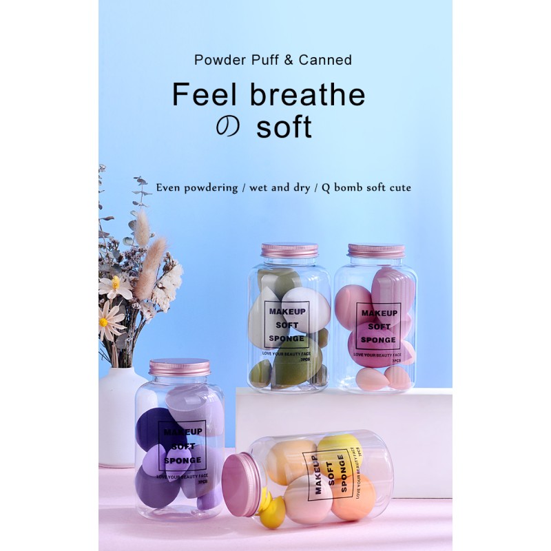 Makeup Sponge Set Manufacturer - 7PCS Foundation Blender OEM