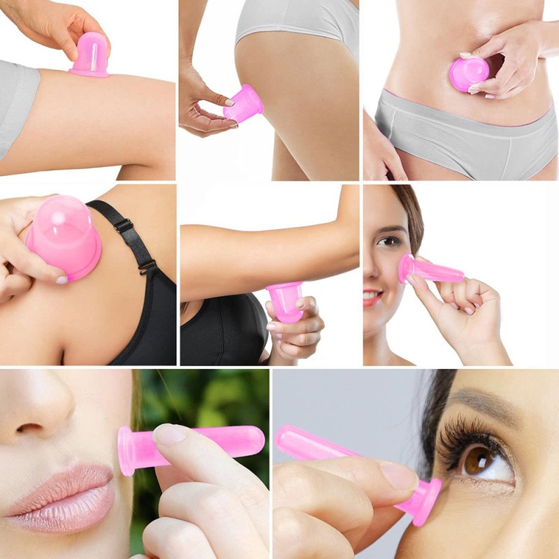 Facial Cupping Cups Manufacturer - 4PCS Anti-cellulite Bank