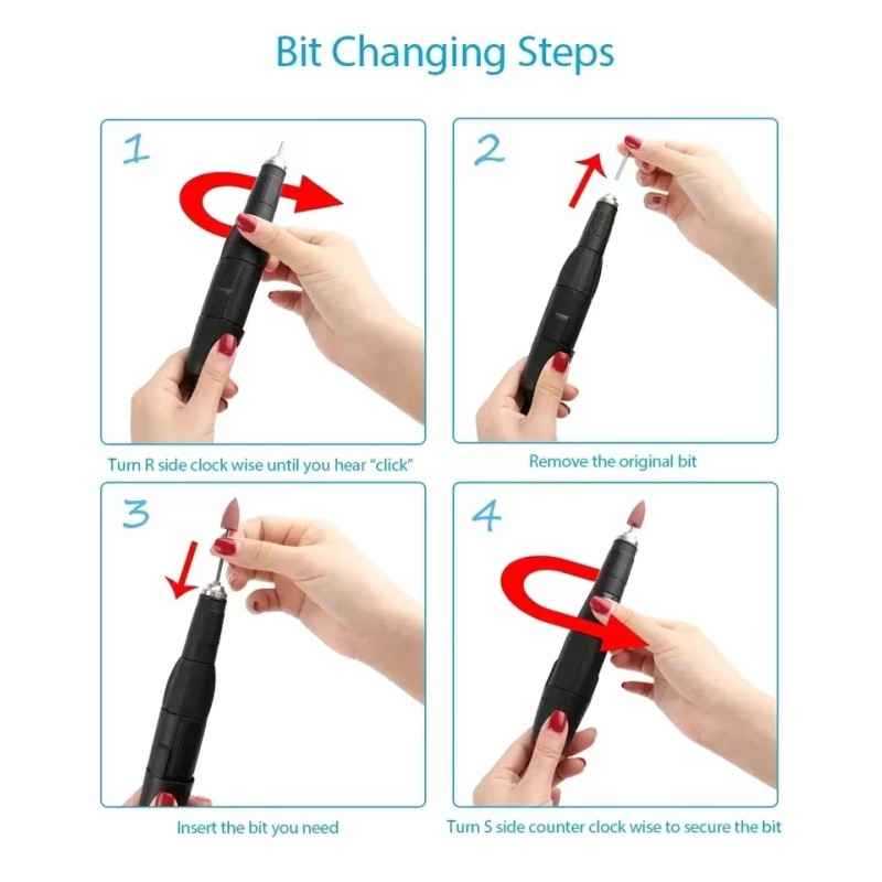 Nail Drill Machine Manufacturer - 65W 35000rpm Professional OEM