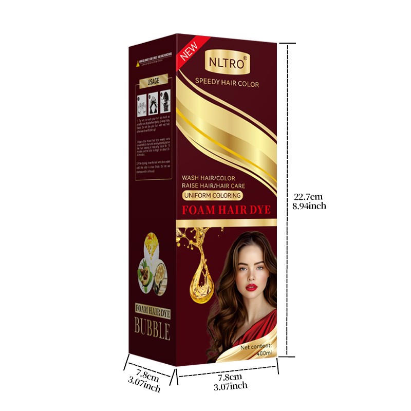 Hair Dye Shampoo Factory - Cherry Black 5 Minute OEM