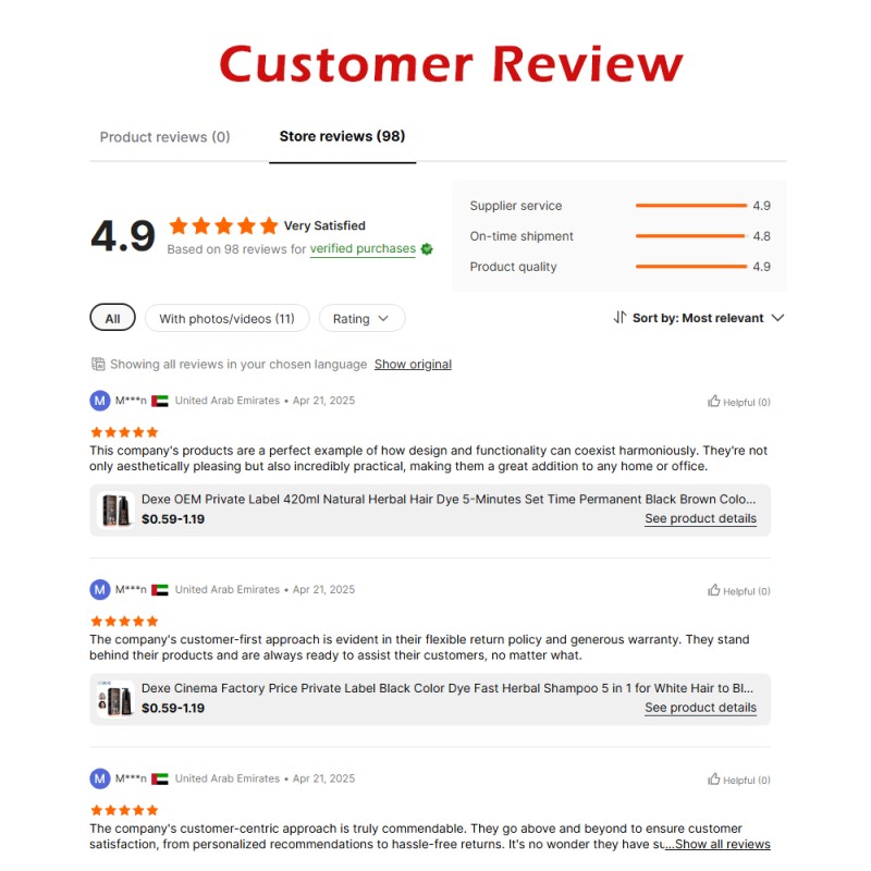 Black Hair Dye Factory - 5 Minute Cream Formula OEM