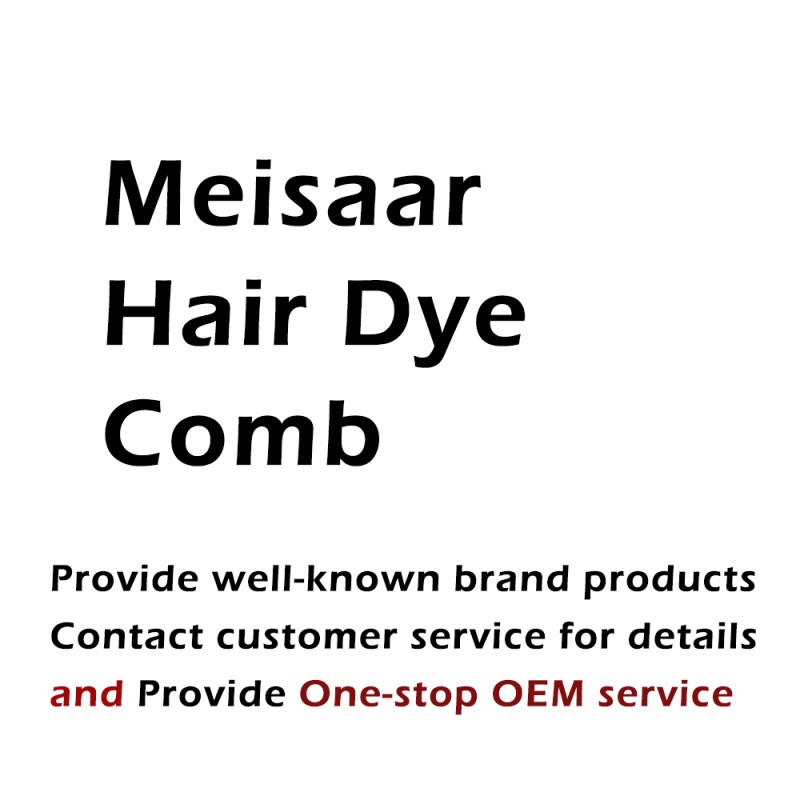 Hair Color Comb Supplier - Black Grey Coverage Custom