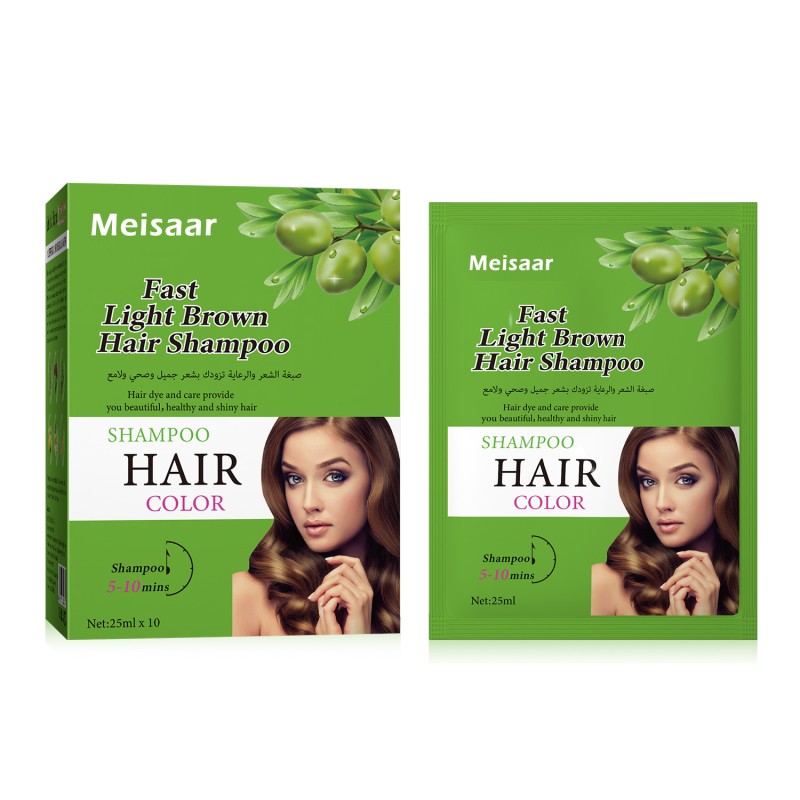 Black Hair Color Shampoo Factory - Herbal Fast Acting OEM