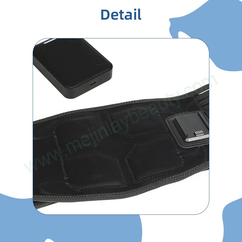 Vibration Massage Belt Factory - EMS Rechargeable Abdominal