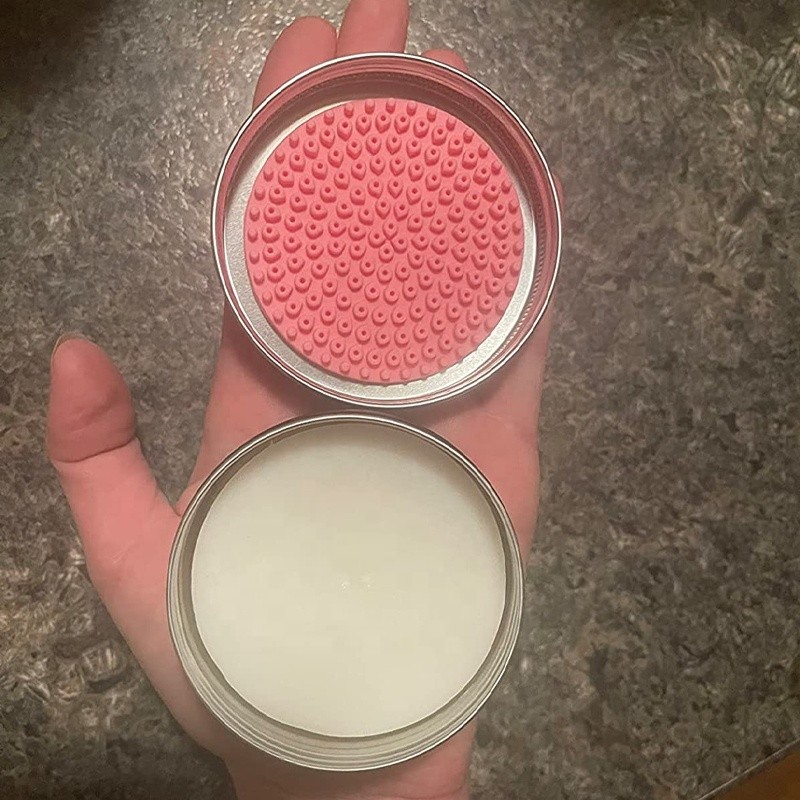 Private Label Makeup Brush Shampoo Soap Solid Brush Cleaning Sponges Brushes Cleaner