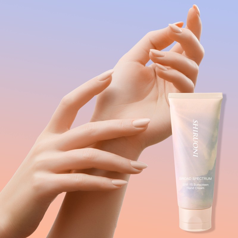 Free Sample Sunscreen Spf 15 Sun Damage Smoothing Refreshing Moisturizing Sunscreen Hand Cream with Spf