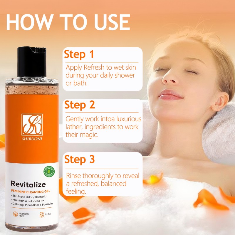 Wholesale Private Label Feminine Wash Eliminate Odor Ph Balance Calming Deep Cleansing Gel Yoni Women