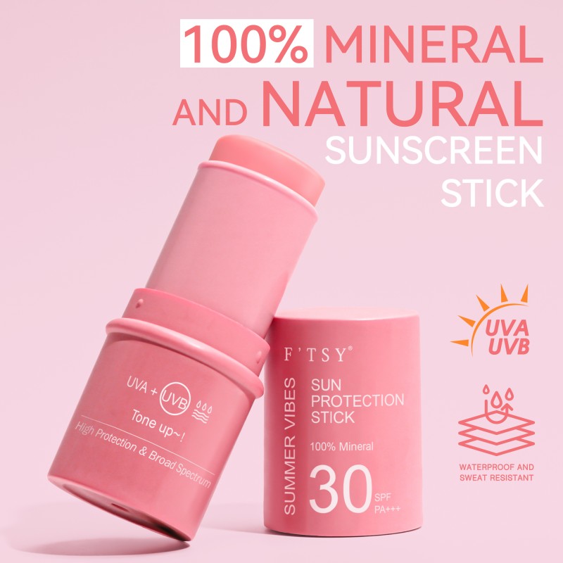 High Protection Broad Spectrum 100% Mineral Outdoor Custom Spf 30 Stick Private Label Korean Sunscreen Stick