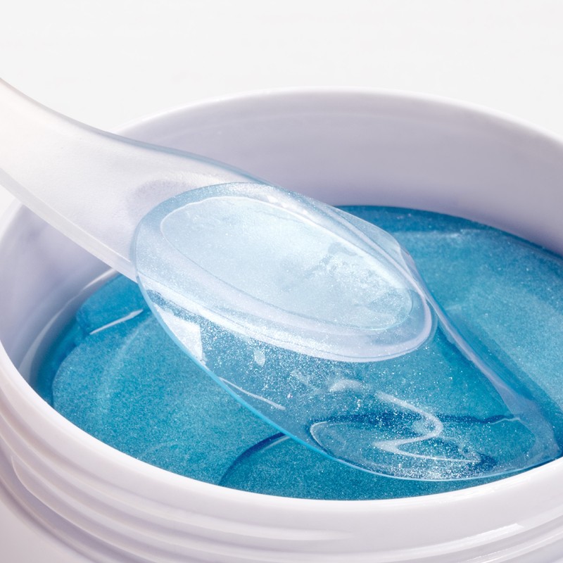 Private Label Cooling Under Eye Pads 30 Pairs Agave Cooling Hydrogel Eye Mask with Caffeine Hyaluronic Acid Niacinamide