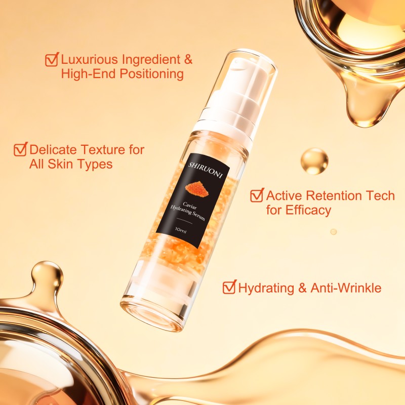 Custom Face Capsule Serum Lightening Moisturizing Anti-Wrinkle Anti Aging Caviar Serum
