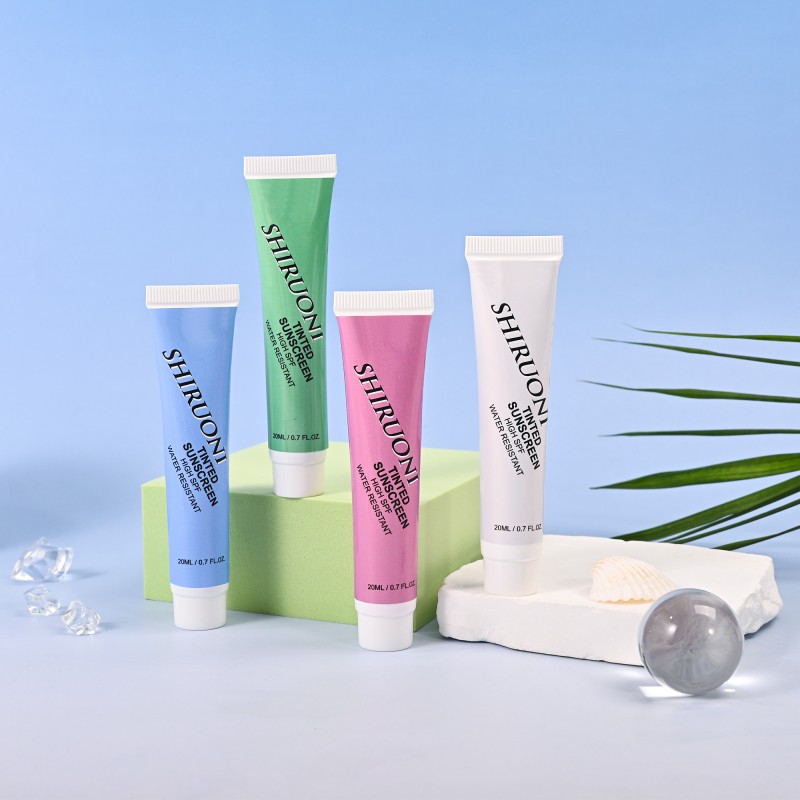 20 ML High Spf Uva Uvb Protection Waterproof Colored Sun Protection Zinc Sunscreen Tinted