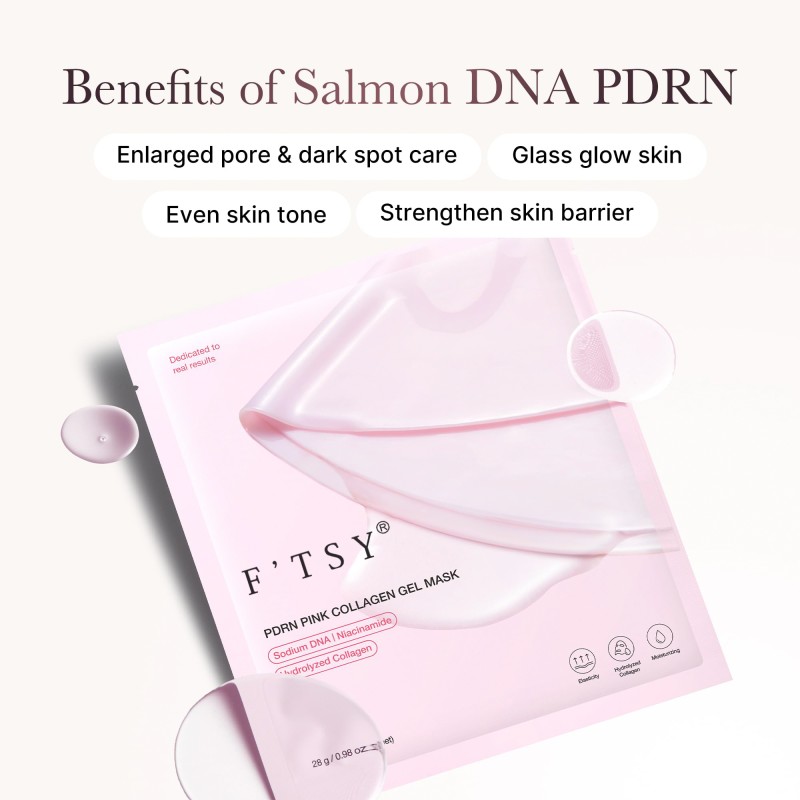 Natural Private Label Overnight Deep Hydration Face Sheet Salmon Dna Bio Collagen Facemask Real Deep Mask