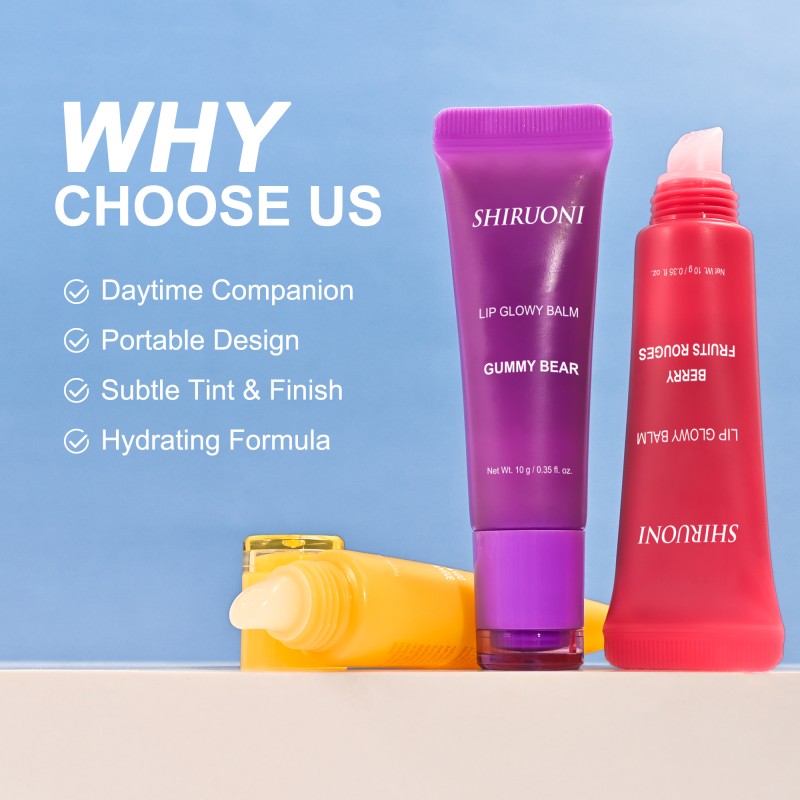 Private Label Lip Mask Moisturizer Waterproof Long Lasting Lightening Moisturizing Soften Repair Lip Glowy Balm