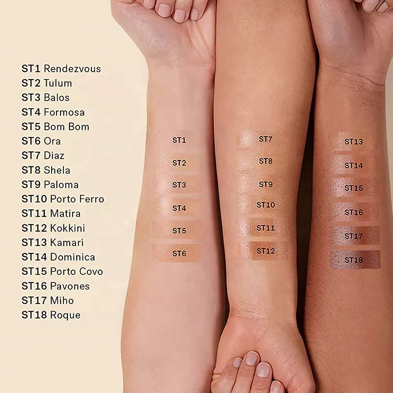 Private Label Beauty Face Three in One Super Glow Serum SPF 40 Sunscreen Tinted Color Foundation Serum