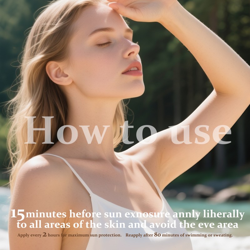 Private Label Sunblock Waterproof Uva/Uvb Sun Protection Broad Spectrum Moisturizing Spf 50 Roll-On Sunscreen Cream