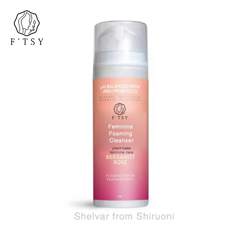 OEM All Natural Plant Base PH Balance Rose Foam Feminine Vaginal Health Care Wash Cleanser