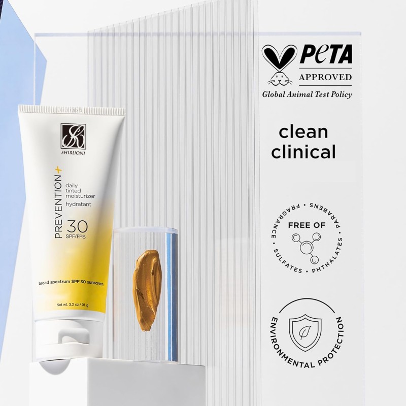 Private Label Face Sunscreen Uva Uvb Protection Broad Spectrum Zinc Spf 30 Tinted Moisturizer