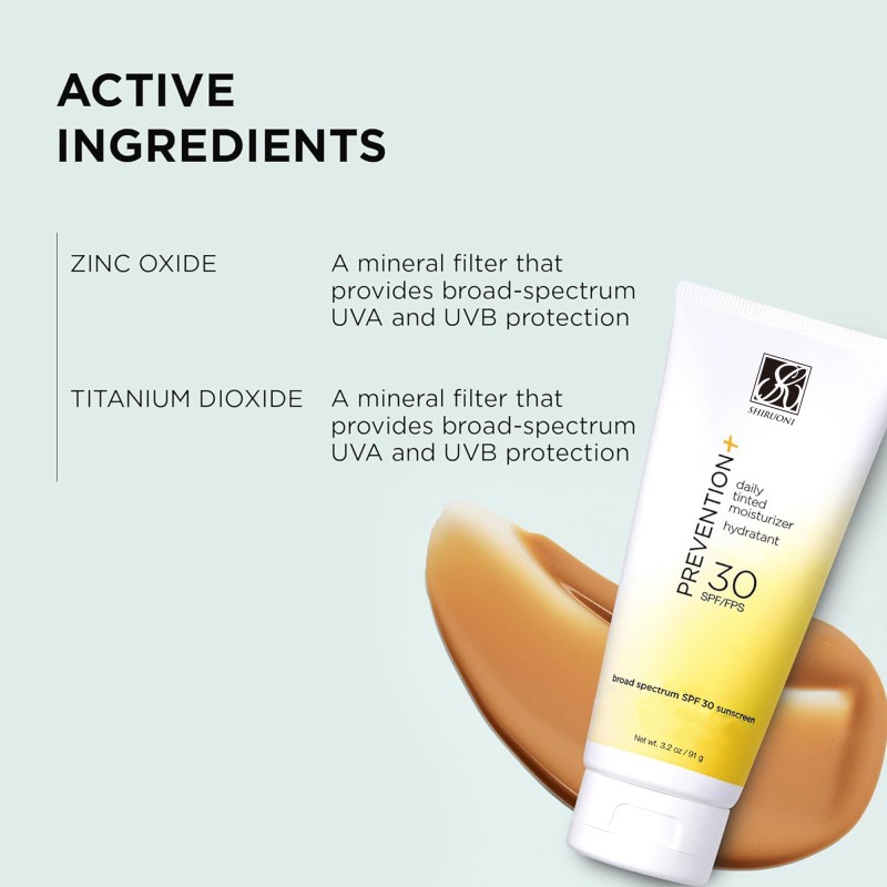 Private Label Face Sunscreen Uva Uvb Protection Broad Spectrum Zinc Spf 30 Tinted Moisturizer