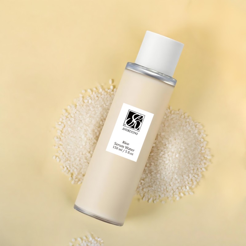 Private Label Facial Rice Milk Toner Shrinking Anti Aging Fine Line Puffiness Hydrating Brightening Toner