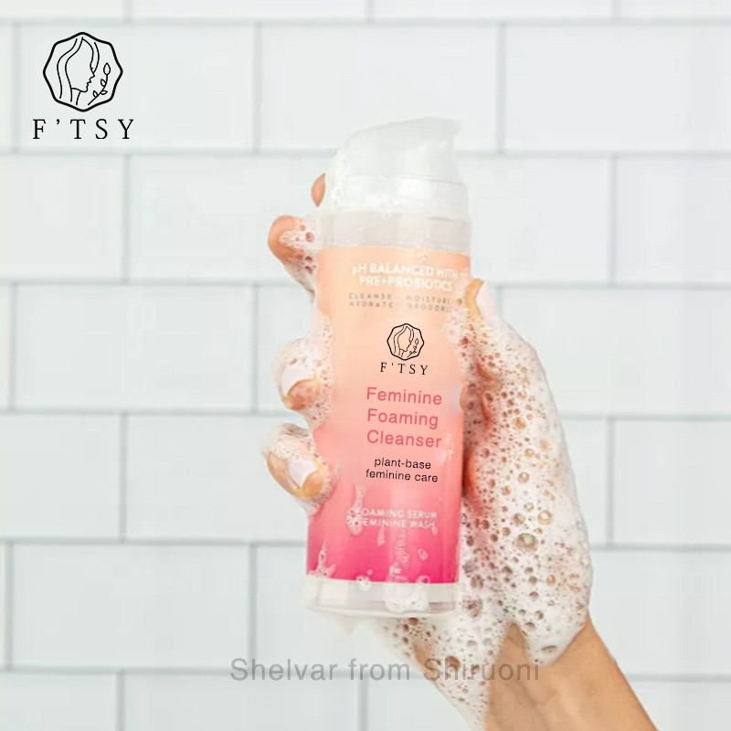 OEM All Natural Plant Base PH Balance Rose Foam Feminine Vaginal Health Care Wash Cleanser