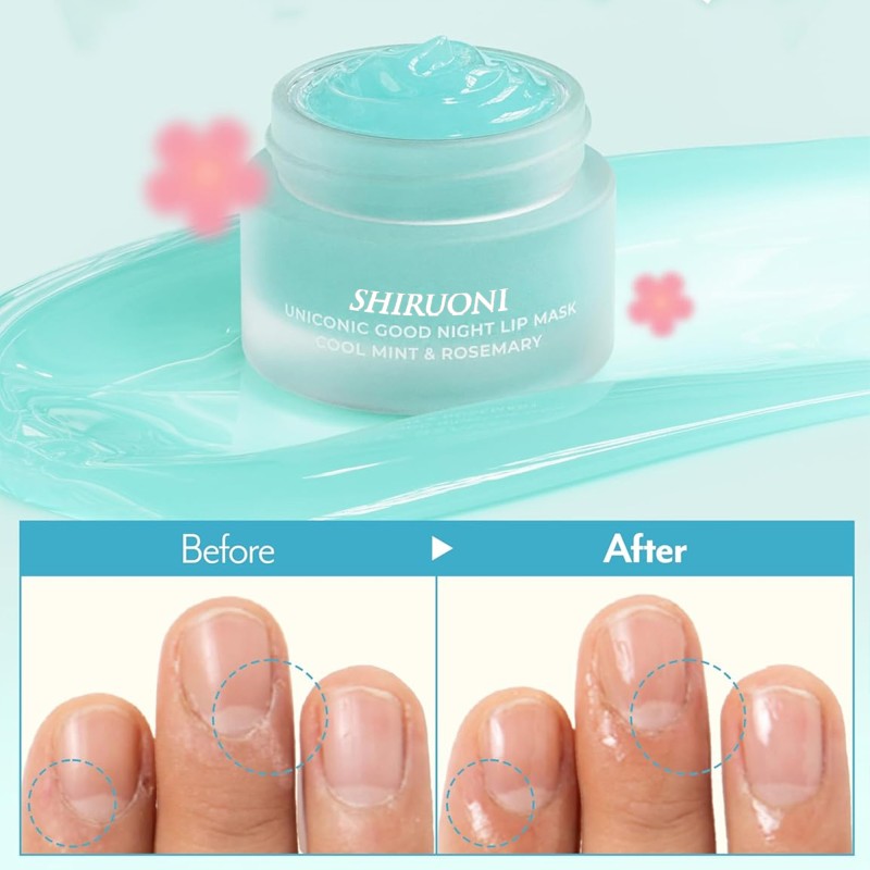 Lip Care Fade Wrinkles Hydrating Repair Treatment Jelly Mint Rosemary Custom Collagen Moisturizing Lip Mask