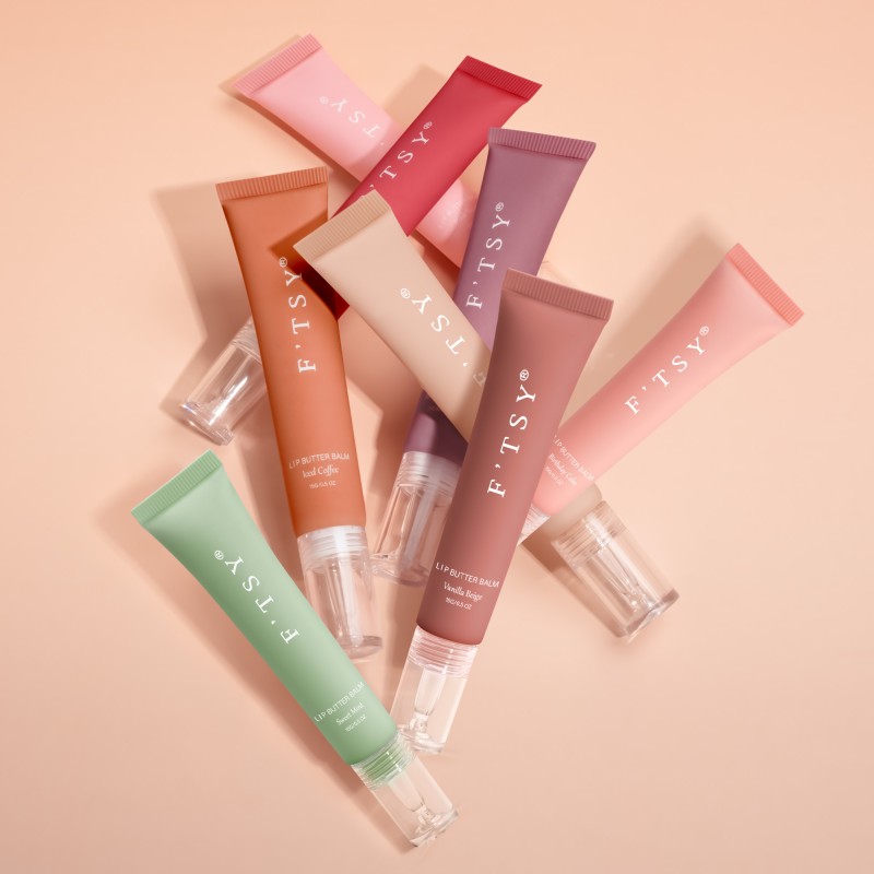 Private Label Lip Care Tinted Glow Plumping Shine Hydration Conditioning Lip Mask Cherry Vanilla Beige Lip Butter Balm