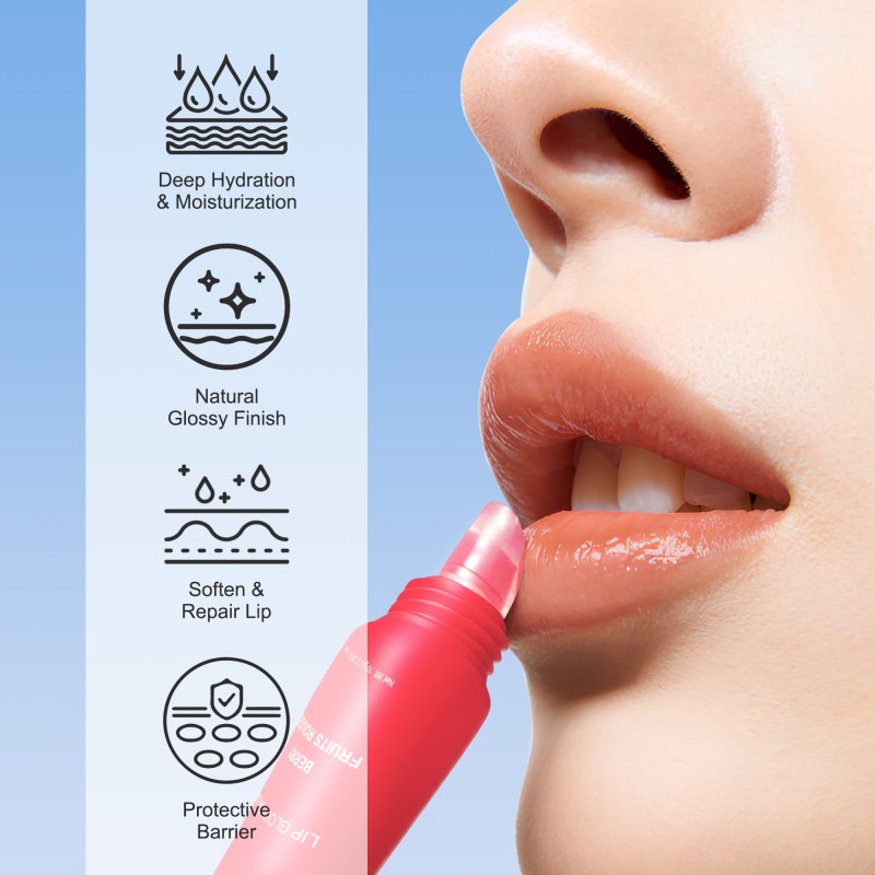 Private Label Lip Mask Moisturizer Waterproof Long Lasting Lightening Moisturizing Soften Repair Lip Glowy Balm