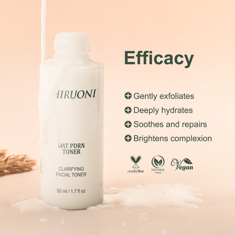 Free Samples Facial Toner Pores Shrinking Ph Balance Long-Lasting Hydrating Oat Pdrn Brightening Toner