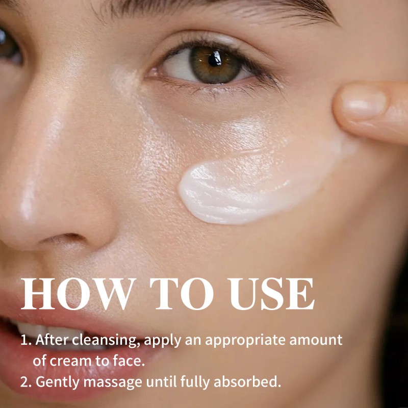 Custom Facial Snail Mucin Cream for Dark Spot Gentle Exfoliation Repairing Brightening Moisturizing Black Snail Cream