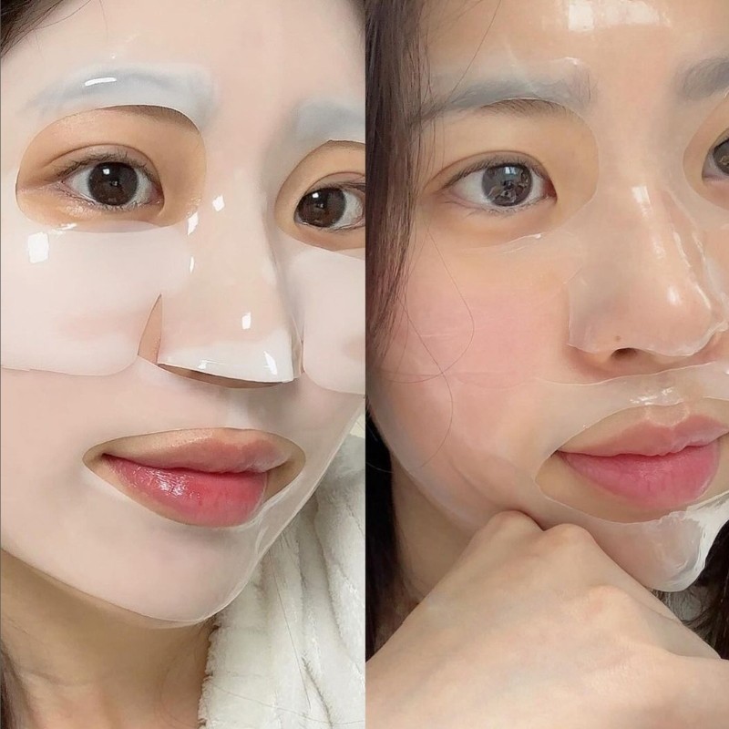 Custom LOGO Bio Collagen Face Mask Korean Skincare Deep Collagen Anti-Wrinkle Lifting Facial Sheet Masks