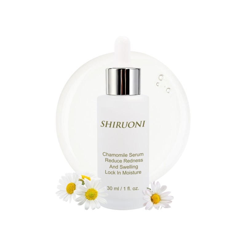 Custom Facial Serum Fine Lines Firming Moisturizing Brightening Deep Hydration Calming Chamomile Serum