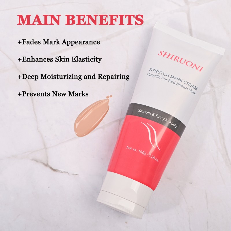 OEM Herbal Stretch Mark Cream Whitening Natural  Antipruritic Smooth Body Butter Lotion Body Cream for Skin Care