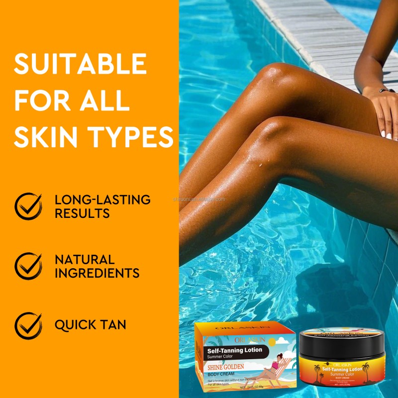 OEM LOGO Premium Natural Fast Bronzer  Tan Accelerator Cream Outdoor Sun Indoor Sunless Tanning Bed Lotion