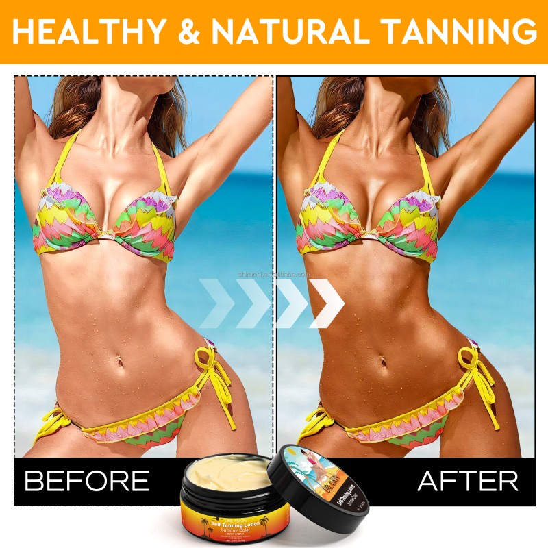 OEM LOGO Premium Natural Fast Bronzer  Tan Accelerator Cream Outdoor Sun Indoor Sunless Tanning Bed Lotion