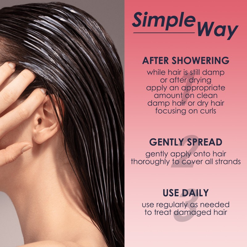 100% Natural Private Label Custom Moisturizing Deep Damage Treatment Collagen Repair Luxury Hair Mask