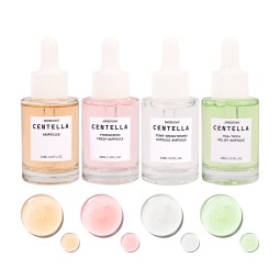 Custom Face Centella Ampoule Skin Serum Kit Relief Acne Brightening Tightening Tea Tree Centella Serum