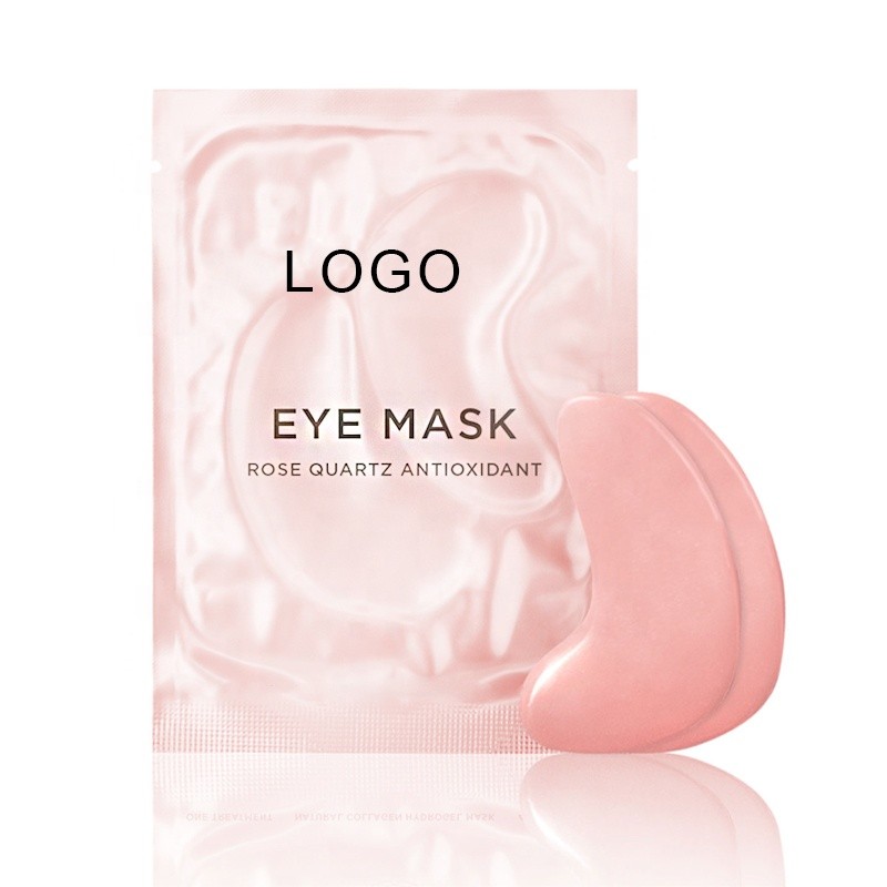 Reduce Eye Bag Dark Circle Collagen Hydrogel Mask Under Pink Gel Gold Eye Patches