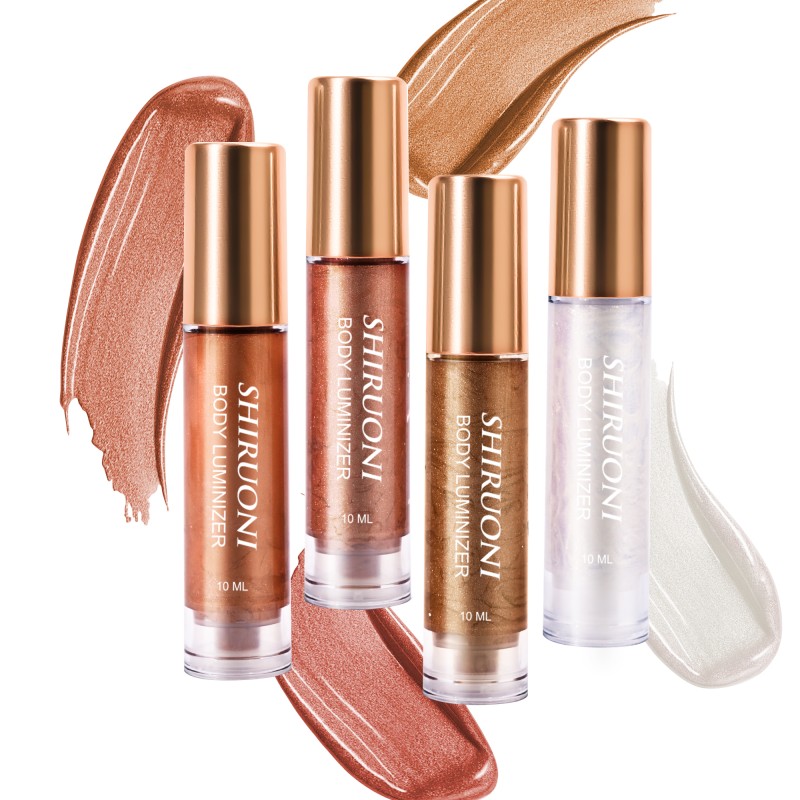Private Label Custom Body Shimmer for Women Gifts Light Glow Highlighter Moisturizing Brightening Body Gel
