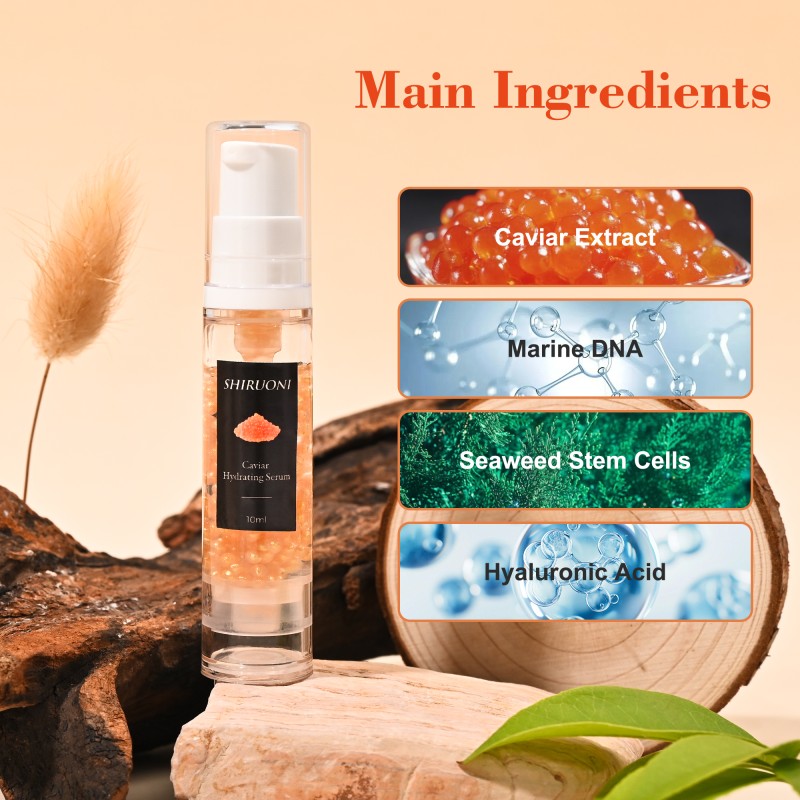 Custom Face Capsule Serum Lightening Moisturizing Anti-Wrinkle Anti Aging Caviar Serum