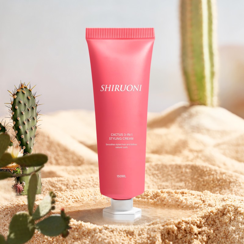 Custom Private Label Brittle Styled Moisture Nourishes Hair Repairing Smooth and Soft Curls Cacti Styling Cream