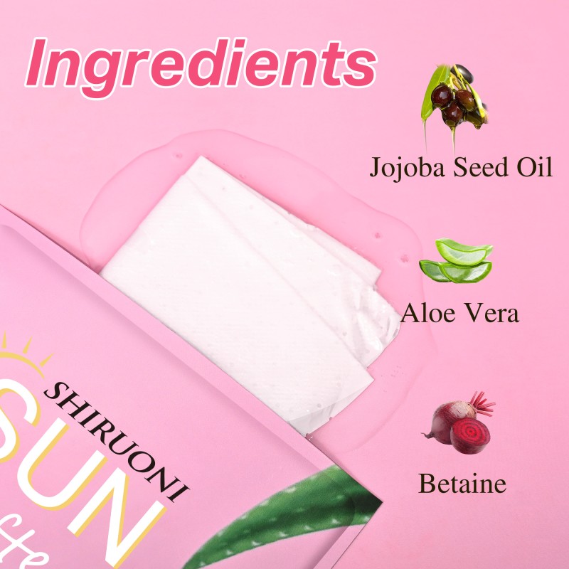 Wholesale Face Sheet Masks Deep Hydrating Moisturizing Oil Control Acne Pore Closing Aloe Vera After Sun Mask
