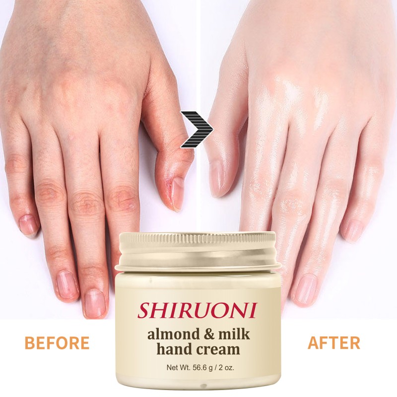 Wholesale Hand Cream for Gift Christmas with Your Logo Deep Moisturization Almond Whitening Hand Cream Lotion