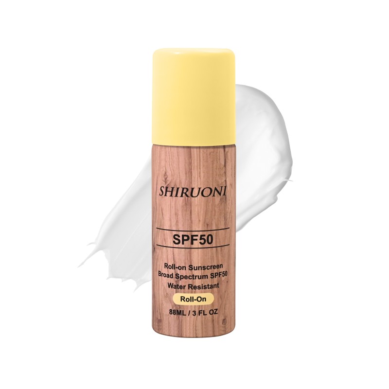 Private Label Sunblock Waterproof Uva/Uvb Sun Protection Broad Spectrum Moisturizing Spf 50 Roll-On Sunscreen Cream
