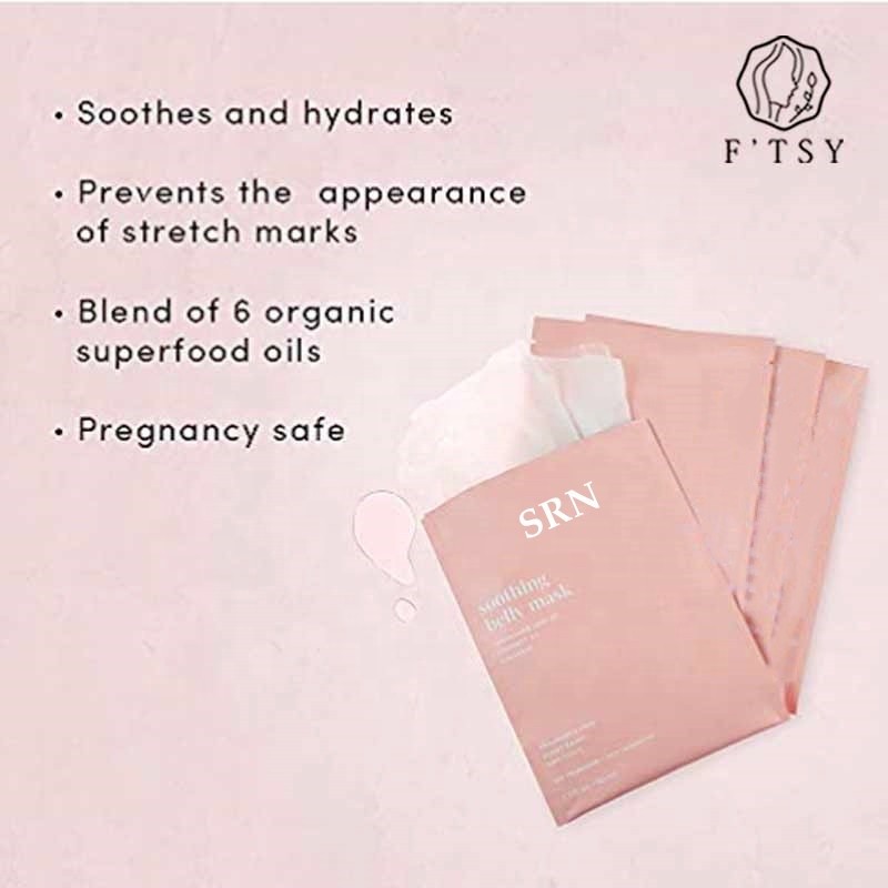 Private Label Vegan Moisturizing Firming Pregnant Belly Sheet  for Stretch