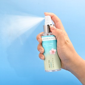 Private Label Spray Tan Hyaluronic Acid Hydrating Sunless Glow Face Deep Dark Tanning Spray