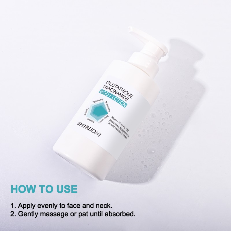 Custom Body Moisturizing Creams Niacinamide Hyaluronic Acid Lightening Whitening Moisturizing Body Lotion