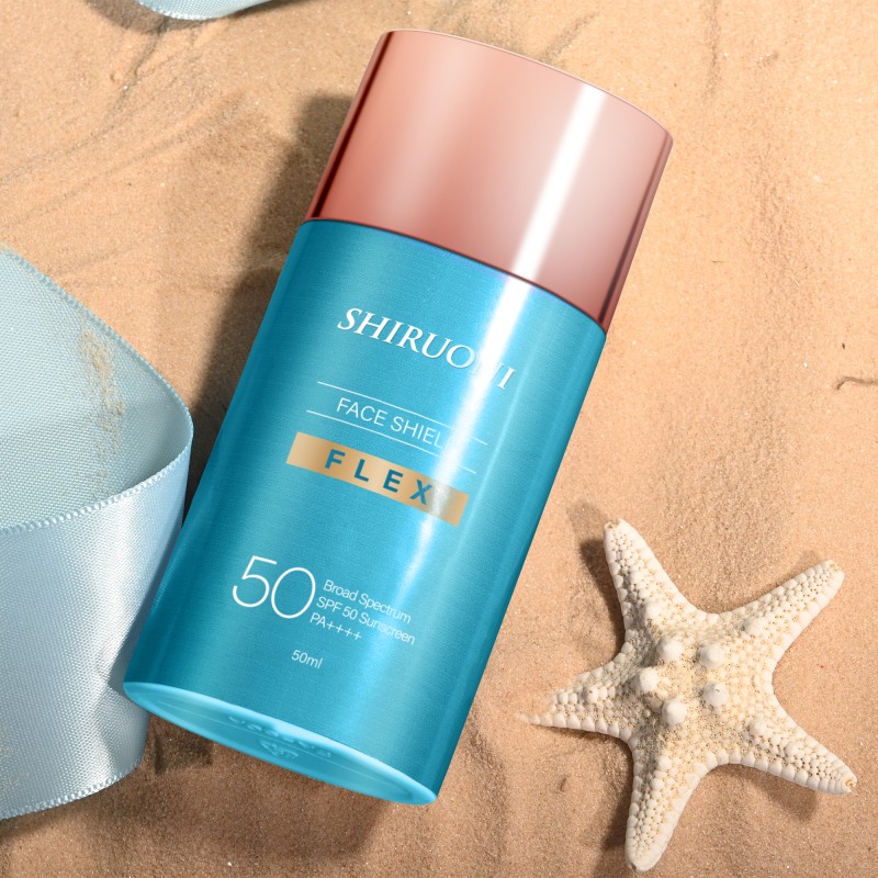 Private Label Skin Care Hyaluronic Acid Zinc Lightweight Gradual Color Blend Broad Spectrum Sunscreen Spf 50